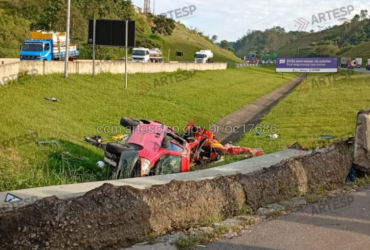 Homem morre em capotamento no Rodoanel, na altura do Parque Imperial