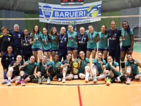 Barueri comemora título no Sub-15 de Vôlei e campanha histórica no Sub-14