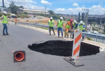 Castelo Branco: afundamento de pista interdita alça de acesso no km 23