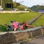 Homem morre em capotamento no Rodoanel, na altura do Parque Imperial