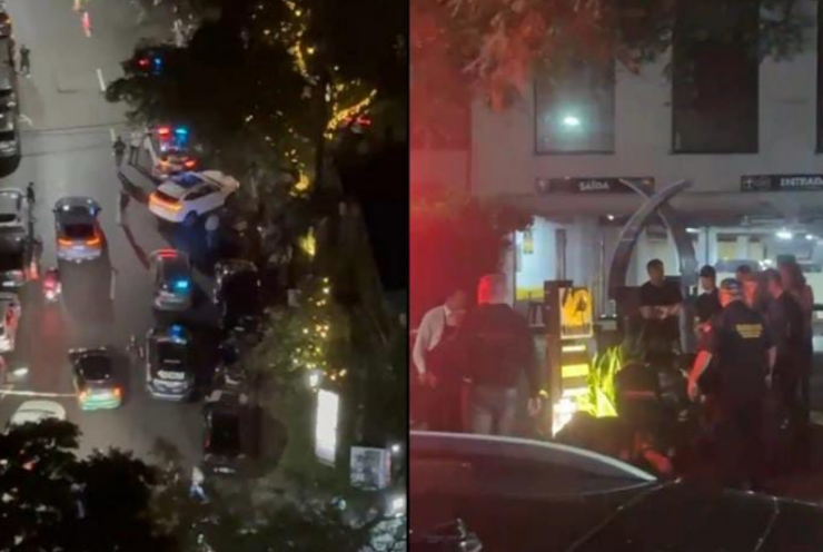 Discussão termina com dois feridos a bala diante de restaurante no Alphaville