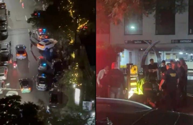 Discussão termina com dois feridos a bala diante de restaurante no Alphaville
