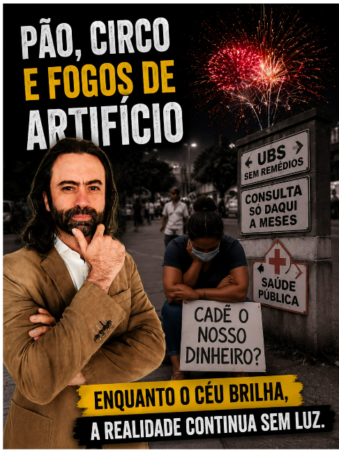 PÃO, CIRCO E FOGOS DE ARTIFÍCIO
