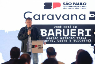 Governador Tarcisio de Freitas inaugura avenida que liga Barueri a Carapicuíba