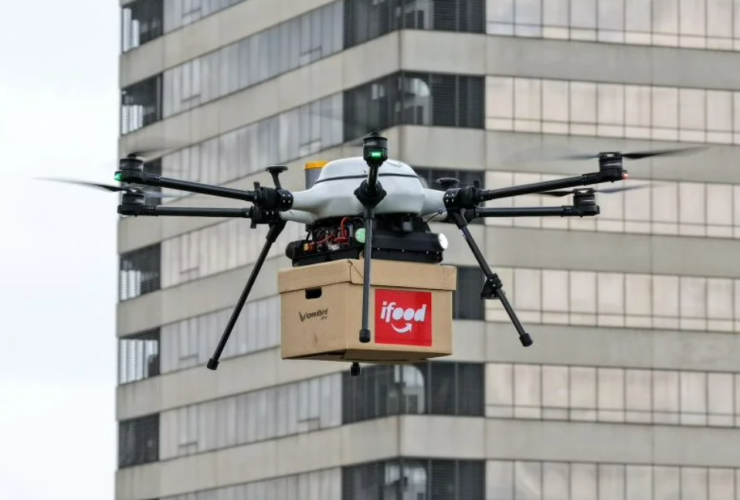 iFood começa a operar sistema de entrega por meio de drones no Alphaville