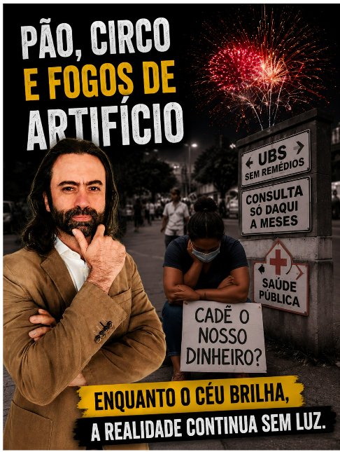 PÃO, CIRCO E FOGOS DE ARTIFÍCIO