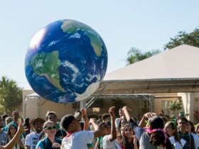 Parque Dom José recebe espetáculo de luzes em celebração ao ambiente