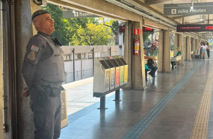 PM reforça policiamento em estações da ViaMobilidade para combater onda de roubos
