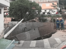 Sabesp fecha cratera aberta em obra em Osasco e uma casa continua interditada