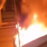Incêndio destrói ônibus na noite de quarta-feira no quilômetro 21 da Castelo Branco