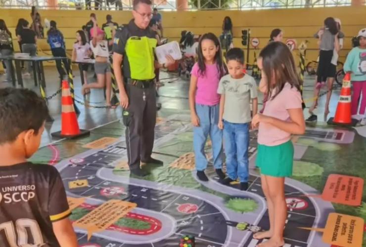 Parque Dom José recebe Brincando nas Férias sobre educação e segurança no trânsito