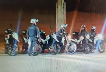 PM cria pelotão especial com motos para ampliar a presença policial na região
