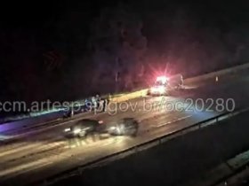 Pedestre morre atropelado no Rodonael, na altura do Parque Imperial, na segunda-feira