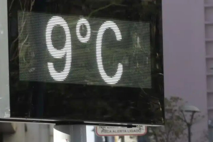 Meteorologia prevê fim de semana muito frio e tendência se mantém nos dias seguintes