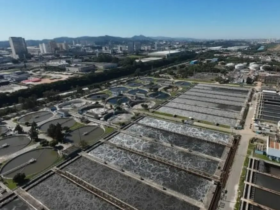 Chegada de bomba de grande porte inicia processo de ampliação da ETE da Aldeia