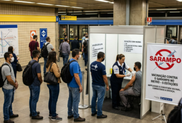 Metrô oferece vacina tríplice em cinco estações durante o mês de agosto