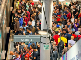 Descarrilamento na estação Júlio Prestes afeta toda a linha 8-Diamante da ViaMobilidade