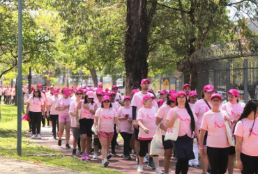 Parque Municipal Dom José recebe a Caminhada Rosa, de prevenção ao câncer de mama