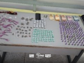 Homem é preso em flagrante pela Polícia Militar com 264 porções de droga no Jardim Júlio