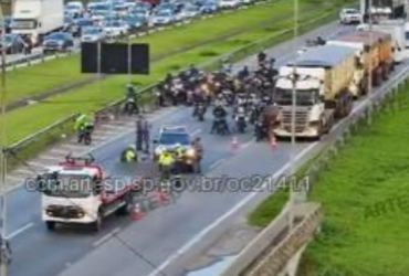 Motociclista morre na rodovia Castelo Branco ao cair na pista e ser atropelado por caminhão