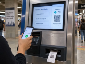 Passageiros do Metrô passam a poder pagar os bilhetes por meio do Pix com QRcode
